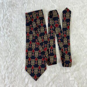 Giannelli, Hand sewn, 100% Silk, Men’s Neck Tie, Made In USA Abstract Geometric